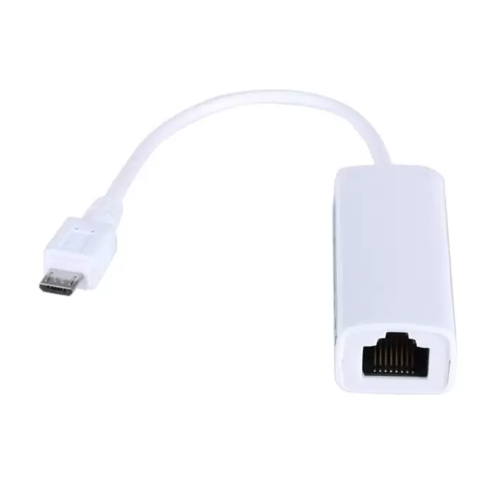 ₡8,500 Adaptador Micro USB 2.0 a RJ45 Red Ethernet LAN Tarjeta Velocidad 10M 100Mbps QTS1081B